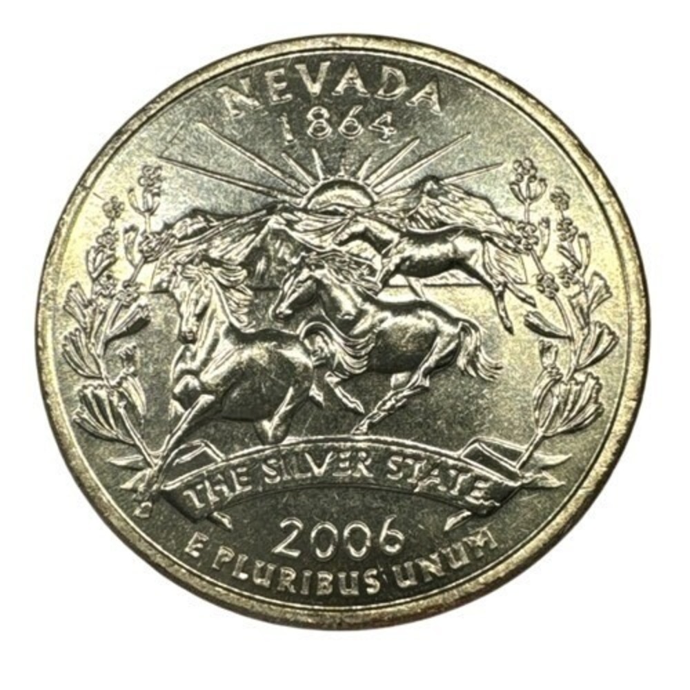 2006 D Nevada State Quarter UNC Uncirculated US‎ Mint Coin